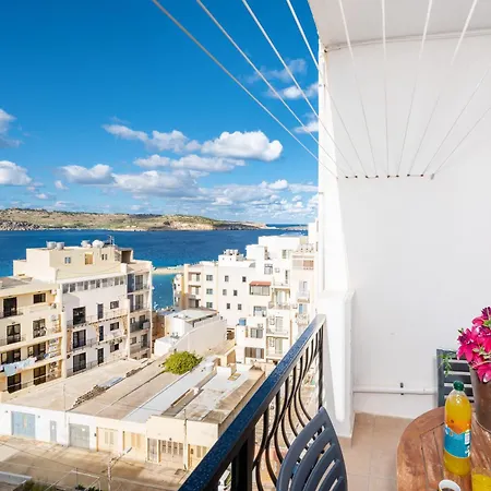 شقة Seashells With Sea View Terrace With Romantic Sunsets